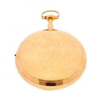 French gold center seconds repeating cylinder watch Circa 1795