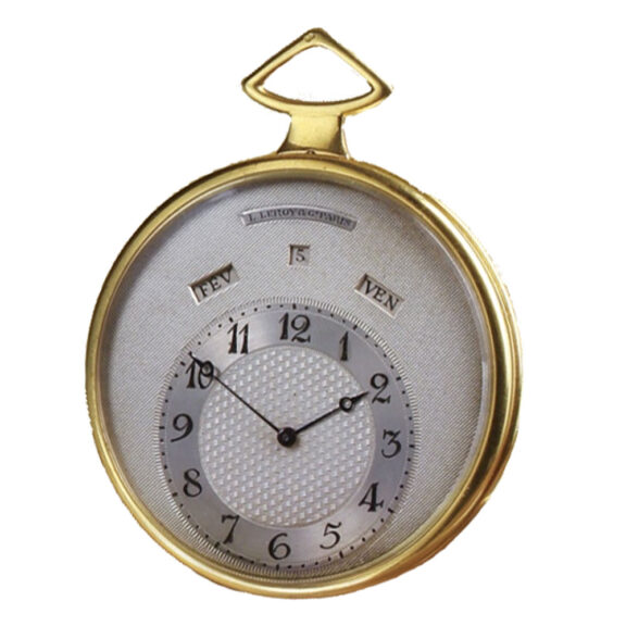 Rare French gold perpetuelle calendar watch Circa 1925 
