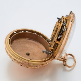 English gold pair cased quarter repeater with date Circa 1790