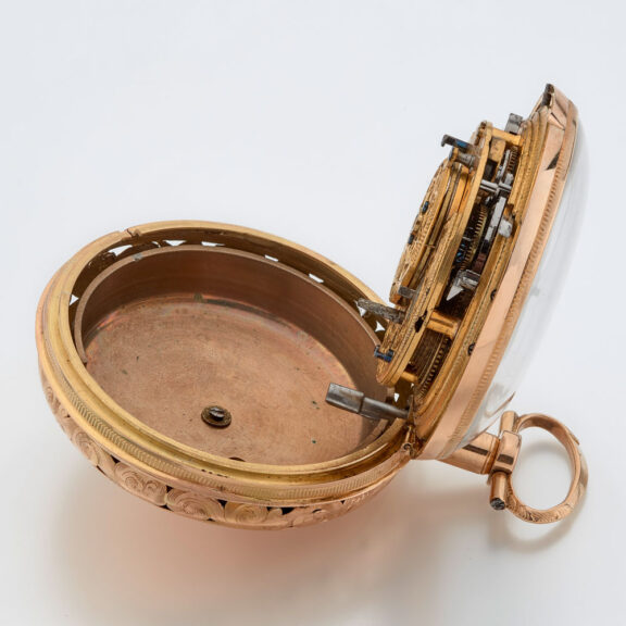 English gold pair cased quarter repeater with date Circa 1790 English gold pair cased quarter repeater with date Circa 1790