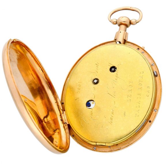 French oval repeating watch with a visible balance Circa 1830 French oval repeating watch with a visible balance Circa 1830