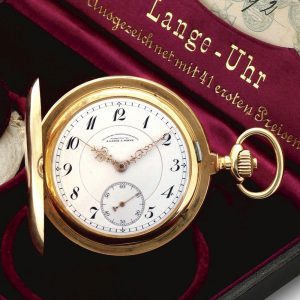 Fine German 14k gold hunting cased lever watch Circa 1925