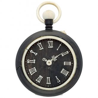 Rare Swiss ebony and ivory keyless lever pocket watch Circa 1890