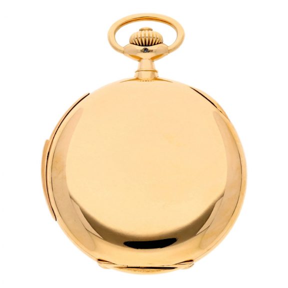 Rare German gold hunting cased watch with alarm Circa 1919 Rare German gold hunting cased watch with alarm Circa 1919