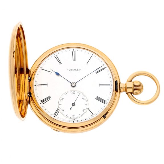 German gold hunting cased keyless lever watch Circa 1870 German gold hunting cased keyless lever watch Circa 1870