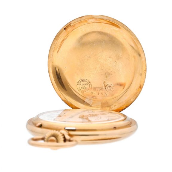 German gold hunting cased keyless lever watch Circa 1910 German gold hunting cased keyless lever watch Circa 1910
