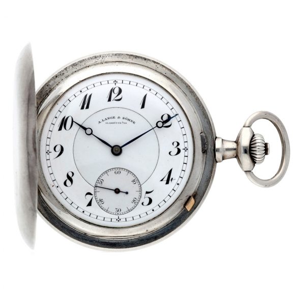 German continental silver hunting cased keyless lever watch Circa 1915