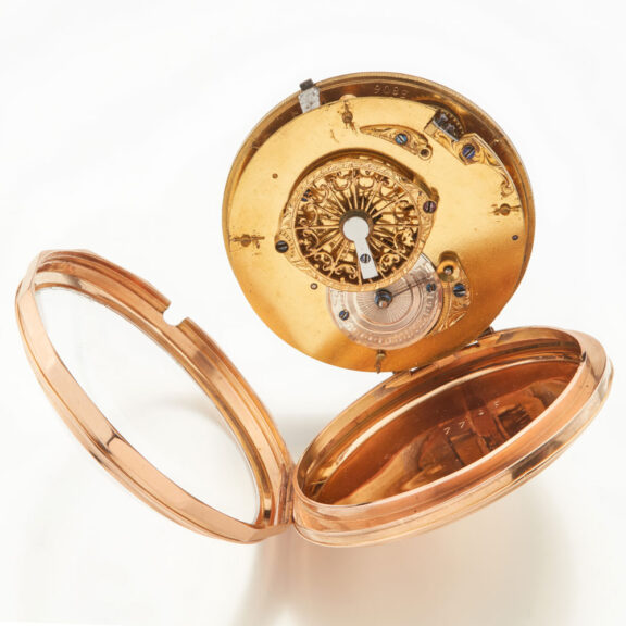 French 18 carat gold Empire style pocket watch Circa 1810 French 18 carat gold Empire style pocket watch Circa 1810