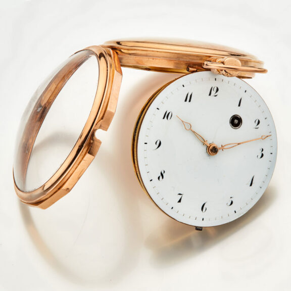 French 18 carat gold Empire style pocket watch Circa 1810 French 18 carat gold Empire style pocket watch Circa 1810