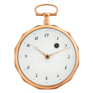 French 18 carat gold Empire style pocket watch Circa 1810