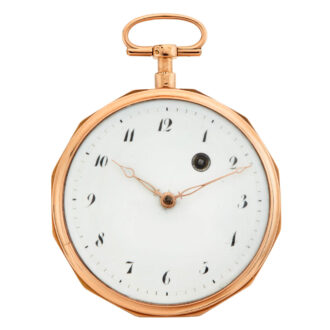 French 18 carat gold Empire style pocket watch Circa 1810