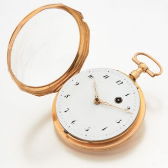 French 18 carat gold Empire style pocket watch Circa 1810