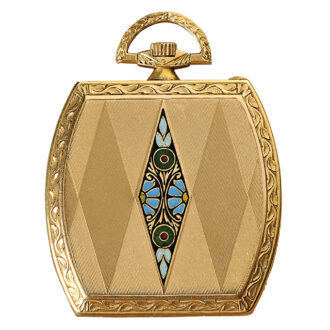 French gold Art Nouveau dress watch Circa 1910