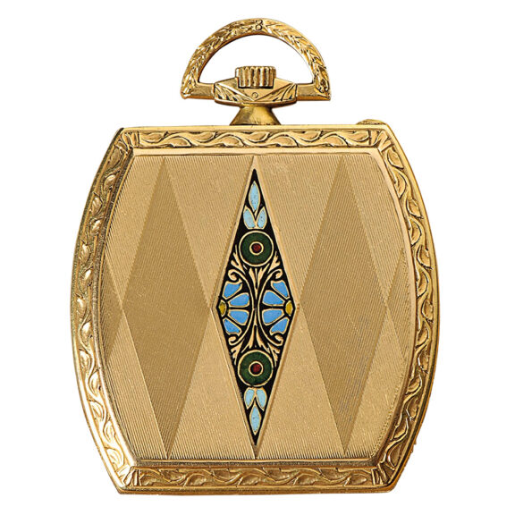 French gold Art Nouveau dress watch Circa 1910