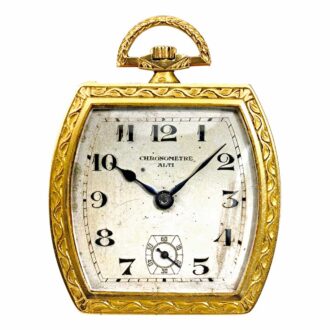 French gold Art Nouveau dress watch Circa 1910