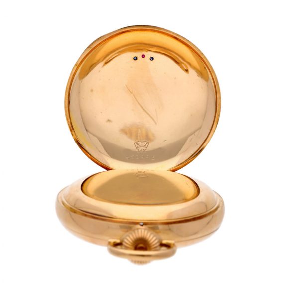 American gold full hunter keyless presentation watch Circa 1903 American gold full hunter keyless presentation watch Circa 1903
