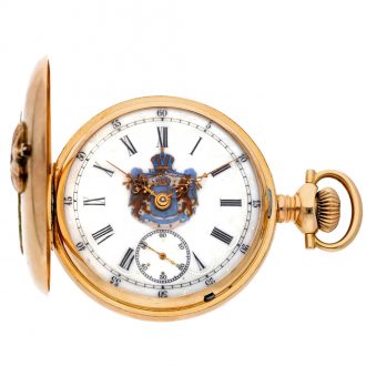 American gold full hunter keyless presentation watch Circa 1903