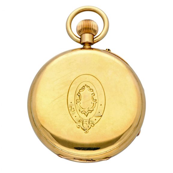 English chronometer with up and down indication Circa 1877 English chronometer with up and down indication Circa 1877
