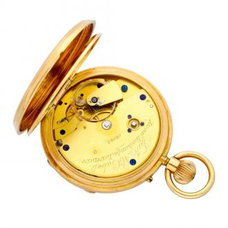 English chronometer with up and down indication Circa 1877