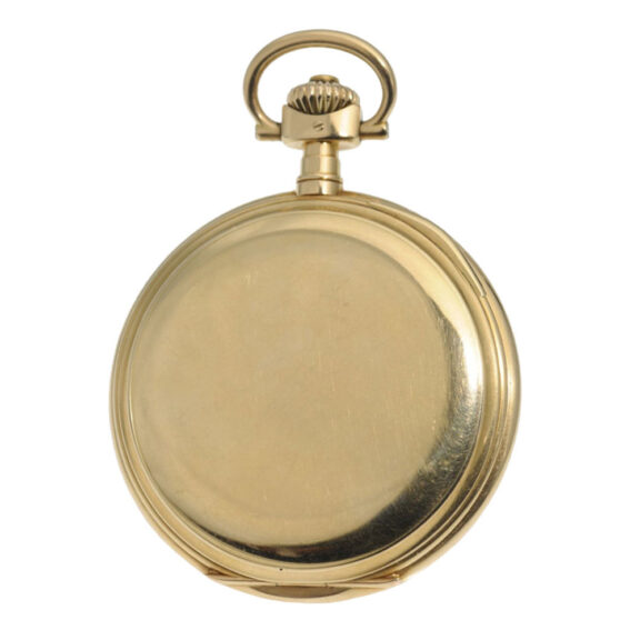 German 14 carat gold hunting cased lever watch Circa 1924 German 14 carat gold hunting cased lever watch Circa 1924