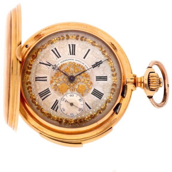 Swiss gold repeating watch for the Hispanic market Circa 1890