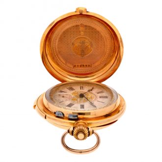 Swiss gold repeating watch for the Hispanic market Circa 1890