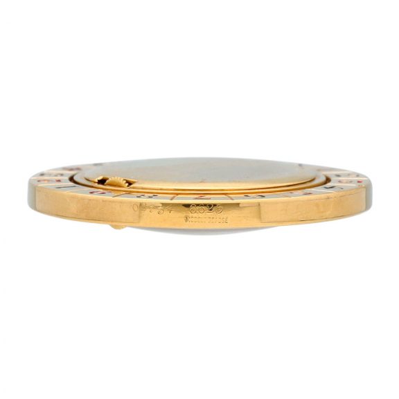 French gold novelty watch in the form of a roulette wheel Circa 1937 French gold novelty watch in the form of a roulette wheel Circa 1937
