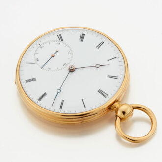 Swiss 18 carat gold keywind pocket watch Circa 1860