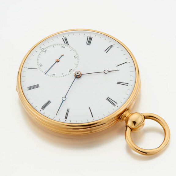 Swiss 18 carat gold keywind pocket watch Circa 1860 Swiss 18 carat gold keywind pocket watch Circa 1860