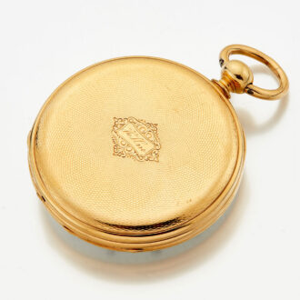 Swiss 18 carat gold keywind pocket watch Circa 1860