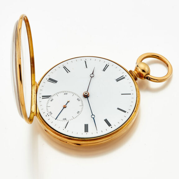 Swiss 18 carat gold keywind pocket watch Circa 1860 Swiss 18 carat gold keywind pocket watch Circa 1860