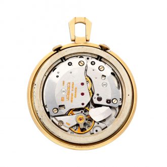 Swiss 14K gold world time alarm Memovox watch Circa 1970