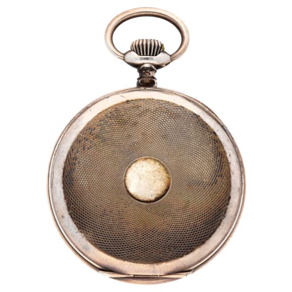 Swiss silver keyless lever poor man’s tourbillon watch Circa 1910 Swiss silver keyless lever poor man’s tourbillon watch Circa 1910