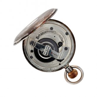 Swiss silver keyless four minute tourbillon watch Circa 1905 Swiss silver keyless four minute tourbillon watch Circa 1905