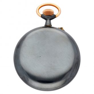 Swiss silver keyless lever People’s Tourbillon watch Circa 1910