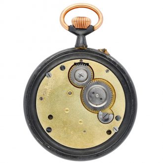 Swiss silver keyless lever People’s Tourbillon watch Circa 1910