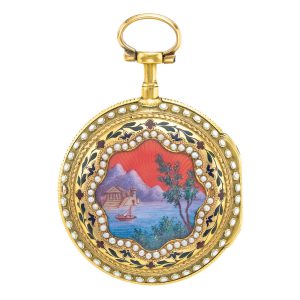 Swiss gold watch made for the Turkish market Circa 1850