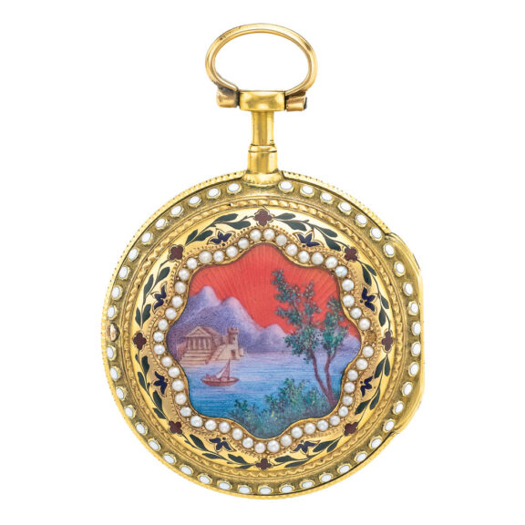 Swiss gold watch made for the Turkish market Circa 1850
