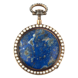 French gold open faced quarter repeating pocket watch Circa 1790