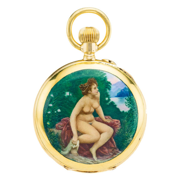 Gold and enamel watch for the Indian market Circa 1880