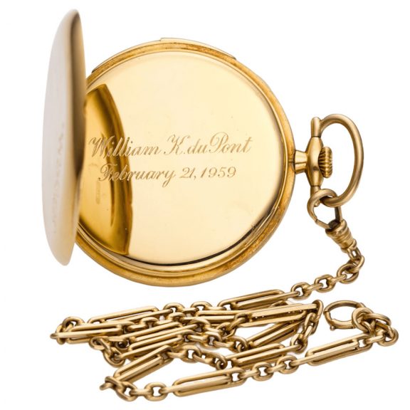 Swiss yellow gold minute repeating keyless pocket watch Circa 1925 Swiss yellow gold minute repeating keyless pocket watch Circa 1925