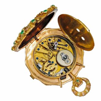 Swiss remarkable gold repeating pocket watch Circa 1840