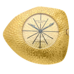 Swiss 18K gold keyless lever Ricochet dress watch Circa 1965