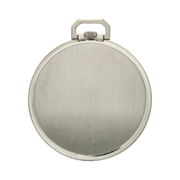 Swiss platinum open faced keyless lever pocket watch Circa 1940 Swiss platinum open faced keyless lever pocket watch Circa 1940