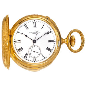 Swiss independent deadbeat centre seconds repeater Circa 1890