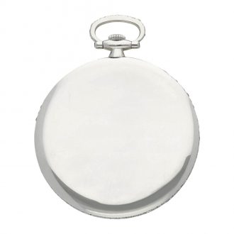 Swiss platinum diamond set open faced dress watch Circa 1930