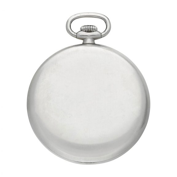 Swiss stainless steel open faced lever watch Circa 1920 Swiss stainless steel open faced lever watch Circa 1920