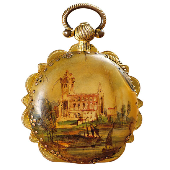English half hunting cased pocket watch Circa 1820