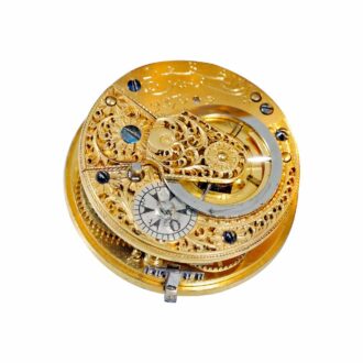 English half hunting cased pocket watch Circa 1820