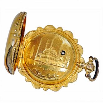English half hunting cased pocket watch Circa 1820